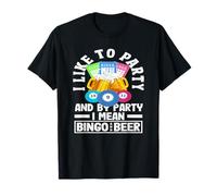Bingo Mi Piace Festeggiare E Di Party Bingo Maglietta