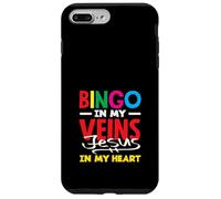 Bingo Nelle Vene Gesù Nella Mia Vita Cuore Custodia per iPhone 7 Plus/8 Plus