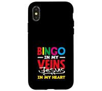Bingo Nelle Vene Gesù Nella Mia Vita Cuore Custodia per iPhone X/XS