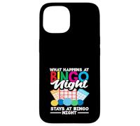 Bingo Night Bingo Player Quello che succede rimane Custodia per iPhone 15