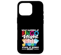 Bingo Night Bingo Player Quello che succede rimane Custodia per iPhone 16 Pro