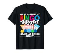 Bingo Night Bingo Player Quello che succede rimane Maglietta