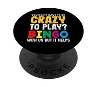 Bingo pazzo per giocare con noi, ma aiuta PopSockets PopGrip Adesivo
