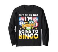 Bingo Player Design Bingo Caller Gioco D'Azzardo Amante del Bingo Maglia a Manica