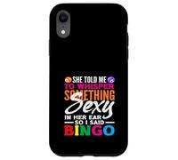Bingo Player Whisper Sexy Bingo Divertente Detti Custodia per iPhone XR