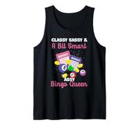 Bingo Queen Sassy Bingo Player Classy Gioco Umorismo Notturno Canotta
