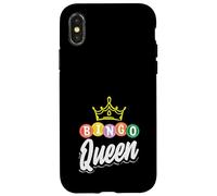 Bingo Regina Corona Colorato Giocatore di Bingo Custodia per iPhone X/XS