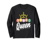Bingo Regina Corona Colorato Giocatore di Bingo Maglia a Manica