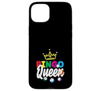 Bingo Regina Giocatore Divertente Corona Stile Colorato Custodia per iPhone 15 Plus