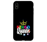 Bingo Regina Giocatore Divertente Corona Stile Colorato Custodia per iPhone XS Max