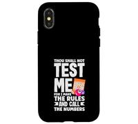 Bingo Tu non mi metterai alla prova, io faccio le regole Custodia per iPhone X/XS
