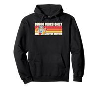 Bingo Vibes Only Limited Edition Retro anni '70 Camp Style Felpa con Cappuccio