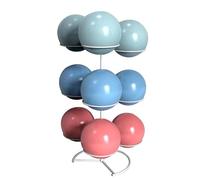 bingomiynhg Supporto Extra Large per Palla da Yoga, Supporto per Palla da Esercizio per Palestra, Garage, Adatto per Palla da stabilità/Palla da stabilità per Esercizi/Palla da Sbarra/Blocco d
