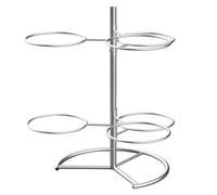 bingomiynhg Supporto Extra Large per Palla da Yoga, Supporto per Palla da Esercizio per Palestra, Garage, Adatto per Palla da stabilità/Palla da stabilità per Esercizi/Palla da Sbarra/Blocco d