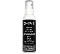 Bingospa Maschera Fangosa per il Viso con Fango del Mar Morto Caolino e Zinco 150 ml