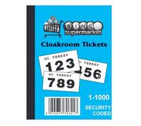 Bingosupermarket Biglietti della lotteria da 1 a 1000 biglietti per guardaroba, colori assortiti bordati (verde)