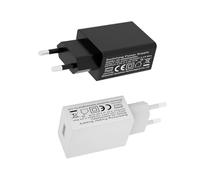 Bingxue Caricatore da parete USB, connettore di alimentazione CA 5 V 2 A, con presa da parete USB, compatibile con telefoni intelligenti/altoparlanti Bluetooth/tablet/orologi intelligenti(Nero)