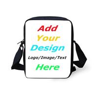 Binienty Borsa a tracolla per bambini, piccola borsa a tracolla per viaggi, scuola, escursionismo, Un Design Personalizzato, Taglia unica