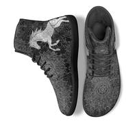 Binienty Scarpe a piedi nudi da uomo donna Pro scarpe da ginnastica a piedi nudi scarpe da ginnastica minimaliste scarpe da passeggio, Cavallo da corsa nero, 37 EU