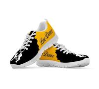 Binienty Scarpe classiche con lacci da donna, per jogging, camminata, corsa, suola antiscivolo in EVA, scarpe da ginnastica piatte, Amore Danza, 40 EU