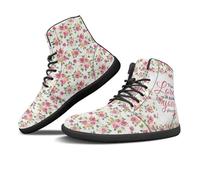 Binienty Scarpe da ginnastica alla moda da uomo e donna minimaliste a piedi nudi suola antiscivolo zero goccia, Verso rosa rosa, 38 EU