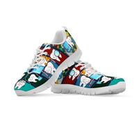 Binienty Scarpe da ginnastica da donna, da corsa, da infermiera, traspirante, in rete, da indossare tutti i giorni, Stile Patchwork Dentale, 43 EU