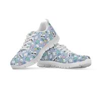 Binienty Scarpe da ginnastica da donna, da corsa, da infermiera, traspirante, in rete, da indossare tutti i giorni, Blu Chiaro Dentale, 38 EU