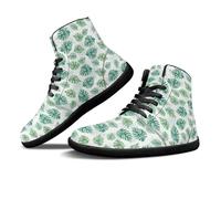 Binienty Scarpe minimaliste a piedi nudi con punta larga Zero Drop Sneakers Scarpe sportive leggere da palestra casual, Foglia di banana., 37 EU