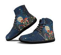 Binienty Scarpe minimaliste a piedi nudi da donna e da uomo con parte superiore alta larghezza zero goccia atletica escursionismo scarpe da corsa, Luna Fungo, 47 EU