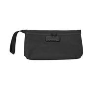 biniliubi Borsa resistente agli odori portatile, nero, tessuto Oxford di alta qualità, per conservare passaporto, argento liquido, portafoglio, telefono cellulare, Nero