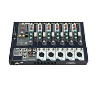 biniliubi Console Mixer a 7 vie Soundboard Mixer Dj Sound Effects Board Sound Mixer Board Vocoder Scheda Audio Compatibile Bluetooth Più Effetti Luce Led Soundboard Scheda Audio Live Interface