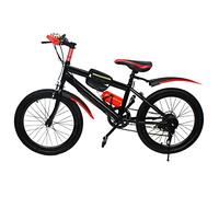 Biniliubi Rosso Mountain Bike Bicicletta ragazzo E ragazzo Signore E Uomini Gear Circuito Sospensione Completa Freno A Disco Bicicletta Adulto