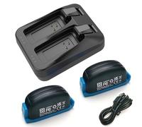 BININIU 2 batterie 240mAh + Caricabatterie doppia porta per Sram RED etap Force AXS Rival GX Eagle XX1 X01 Reverb