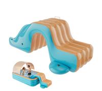 Biniveil Scivoli D'Acqua Gonfiabili Per Piscina,Scivolo Gonfiabile Per Ragazzi | Giocattolo Giochi D'Acqua Per Bambini Da Giardino Esterno Cortile Parco Centro Giochi