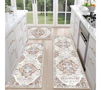 Biniveil Tappeto Cucina,Tappeti Bagno Boho | Set Tappeti Antiscivolo Boho per Salotto, Camera, Ingresso, Terrazza