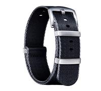 BINLUN Cinturini per Orologi in Nylon Ricambio Multicolore Balistico G10 Premium con Nero/Argento Fibbia in Acciaio Inossidabile per Uomo Donna 18mm 20mm 22mm 24mm (Nuova Versione)