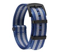 BINLUN Cinturini per Orologi in Nylon Ricambio Multicolore Balistico G10 Premium con Nero/Argento Fibbia in Acciaio Inossidabile per Uomo Donna 18mm 20mm 22mm 24mm (Nuova Versione)