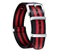 BINLUN Cinturini per Orologi in Nylon Ricambio Multicolore Balistico G10 Premium con Nero/Argento Fibbia in Acciaio Inossidabile per Uomo Donna 18mm 20mm 22mm 24mm (Nuova Versione)