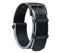 BINLUN Cinturini per Orologi in Nylon Ricambio Multicolore Balistico G10 Premium con Nero/Argento Fibbia in Acciaio Inossidabile per Uomo Donna 18mm 20mm 22mm 24mm (Nuova Versione)