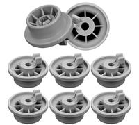 Binnan 8 Pezzi Ricambi Lavastoviglie Ruote, Ruote Cestello Lavastoviglie Universale, Compatibile con Brands Bosch, Kenmore, Gaggenau, Thermador, etc.