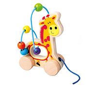 Bino 84210 - Giraffa da Trascinare, Labirinto in Legno