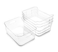 BINO | Plastic Organizer Bins Large - 4 Pack | THE SOHO COLLECTION |