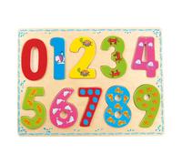Bino puzzle in legno numeri con animali acquatici