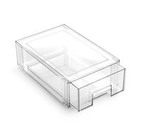 BINO | Stackable Storage Drawer | THE CRATE COLLECTION | Clear Storage