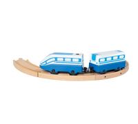 Bino treno ad alta velocità a batteria per binari in legno