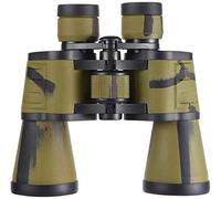 Binocolo 10X50 per adulti, binocolo ad alta trasmittanza con corpo in metallo, grande oculare per osservazione e comfort, telescopio antiscivolo, caccia all'aperto e viaggi