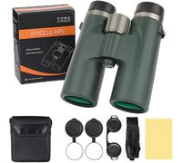 Binocolo 12x42 Ad Alto Ingrandimento Visione Notturna Impermeabile Portatile per Birdwatching Viaggi Osservazione delle Stelle Caccia Vista Più Ampia Smart Focus