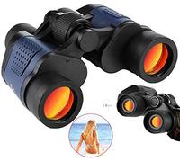 Binocolo 60x60, occhiali notturni impermeabili ad alta potenza, con telescopio a membrana rossa coordinata, lenti con rivestimento multistrato per attività all'aperto, caccia, birdwatching, concerti