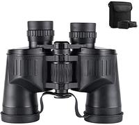 Binocolo 8 x 40, binocolo grandangolare per adulti, resistente, impermeabile, per osservare uccelli, sport, lente prisma BAK4 (verde) (nero)