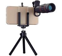 Binocolo ad alta potenza, telescopio monoculare, telescopio ad alta definizione 18X37 con clip telefono, telescopio zoom super teleobiettivo BAK4 campeggio, escursionismo, caccia, concerti, birdwatch